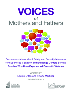 Voices of Mothers and Fathers Cover